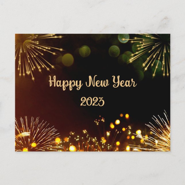 Cartes Pour Fêtes Annuelles Nouvel An (Devant)