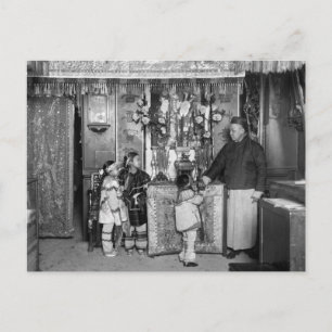 Cartes Pour Fêtes Annuelles Nouvel An à Chinatown, début des années 1900