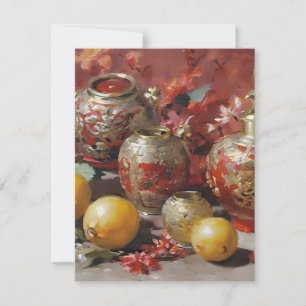 Cartes Pour Fêtes Annuelles Nouvel An chinois 2024 D - Huiles