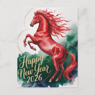 Cartes Pour Fêtes Annuelles Nouvel An chinois du Cheval 2026