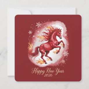 Cartes Pour Fêtes Annuelles Nouvel An chinois du Cheval 2026