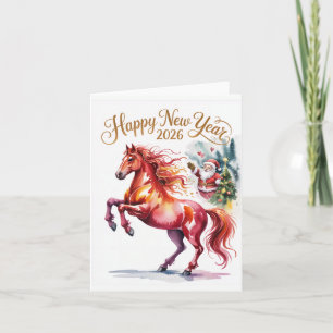 Cartes Pour Fêtes Annuelles Nouvel An chinois du Cheval 2026