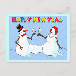 Cartes Pour Fêtes Annuelles Nouvel An des neigeurs