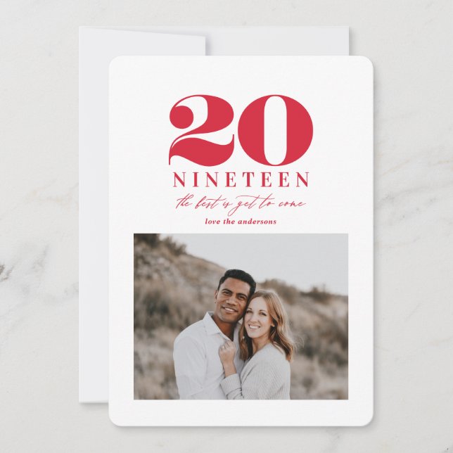 Cartes Pour Fêtes Annuelles Nouvel an graphique (Devant)