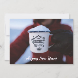 Cartes Pour Fêtes Annuelles Nouvel An Nouvelle aventure