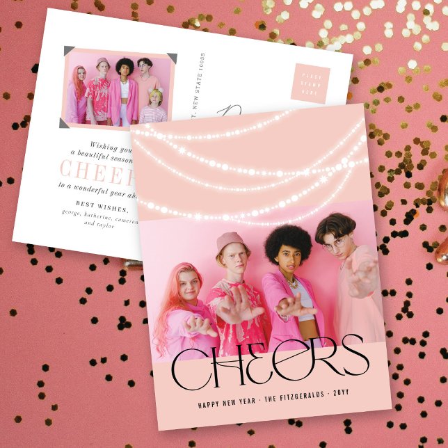 Cartes Pour Fêtes Annuelles Nouvel An Salutations Flammes Étincelantes Photo (Créateur téléchargé)