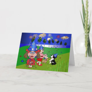 Cartes Pour Fêtes Annuelles Nouvelle année Fla