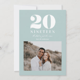 Cartes Pour Fêtes Annuelles Nouvelle année typographique moderne de vacances