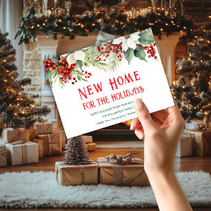 Cartes Pour Fêtes Annuelles Nouvelle Maison Pour Les Fêtes Annonce De Déménage