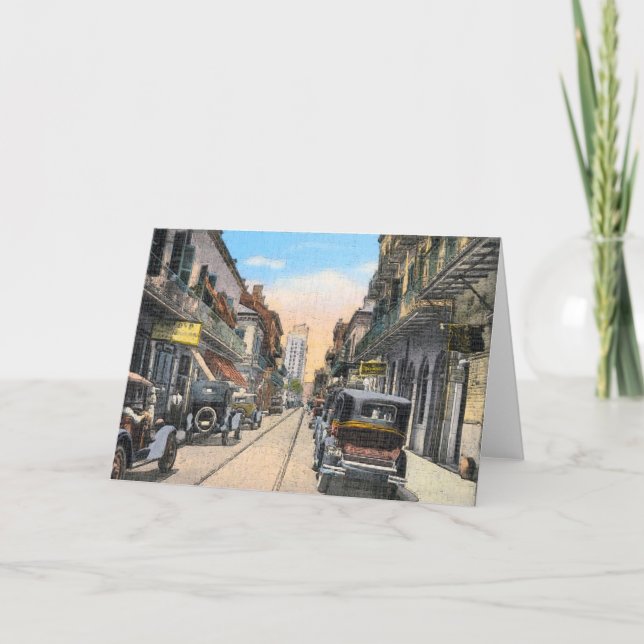 Cartes Pour Fêtes Annuelles Nouvelle Orléans (Devant)