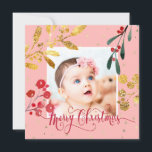 Cartes Pour Fêtes Annuelles nouvelle petite fille Joyeux Noël<br><div class="desc">nouvelle carte de Noël</div>