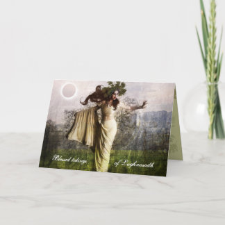 Cartes Pour Fêtes Annuelles Nouvelles bénies de Lughnasadh