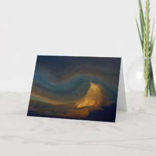 Cartes Pour Fêtes Annuelles Nuages de montagne