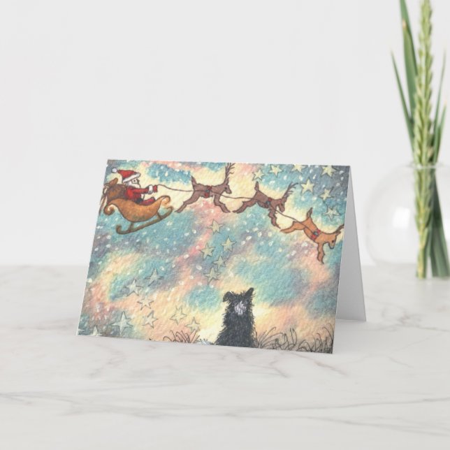 Cartes Pour Fêtes Annuelles Nuages de remorquage de magie (Devant)