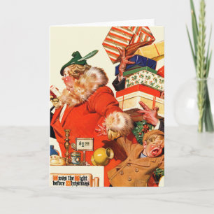 Cartes Pour Fêtes Annuelles Nuit avant Noël