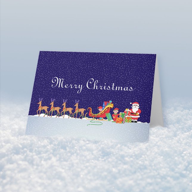 Cartes Pour Fêtes Annuelles Nuit avant Noël (Créateur téléchargé)