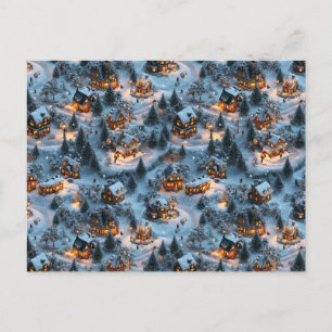 Cartes Pour Fêtes Annuelles Nuit avant Noël - Twilight Serenity