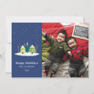 Cartes Pour Fêtes Annuelles Nuit de Lot Tree