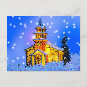 Cartes Pour Fêtes Annuelles Nuit de Noël