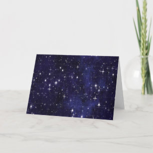 Cartes Pour Fêtes Annuelles Nuit étoilée