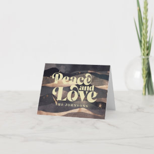 Cartes Pour Fêtes Annuelles Nuit étoilée Ciel d'hiver Moderne Élégant Chic