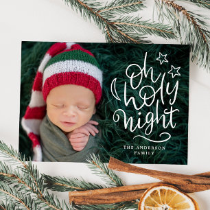 Cartes Pour Fêtes Annuelles Nuit Sainte Religieuse Photo de Noël
