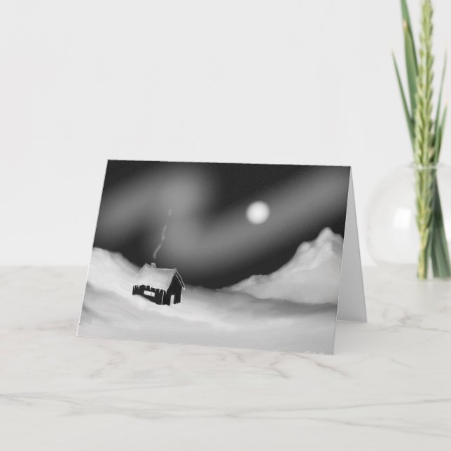 Cartes Pour Fêtes Annuelles Nuit silencieuse (Devant)