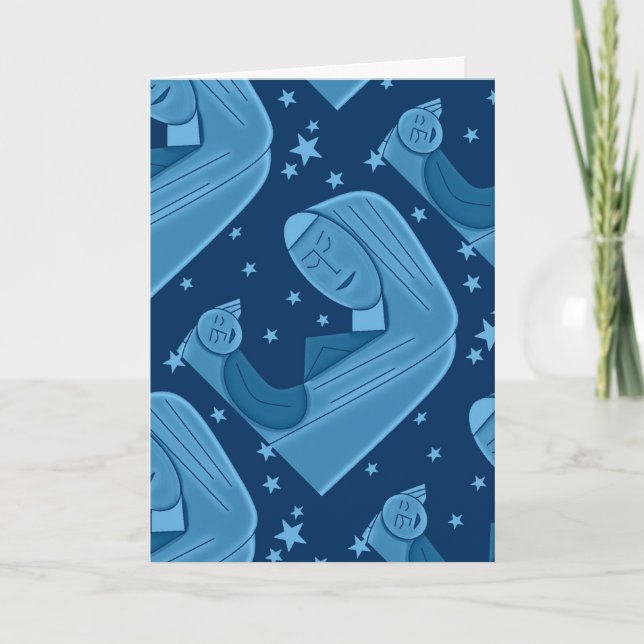 Cartes Pour Fêtes Annuelles Nuit silencieuse (Devant)