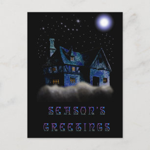 Cartes Pour Fêtes Annuelles Nuit silencieuse