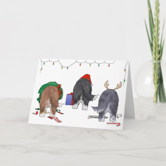 Cartes Pour Fêtes Annuelles Nulle chose, mais un Noël à l'ours (Devant)