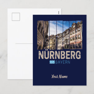 Cartes Pour Fêtes Annuelles Nuremberg Bavière Vintage Allemagne Souvenir