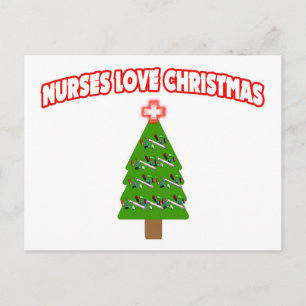 Cartes Pour Fêtes Annuelles Nurses Love Christmas