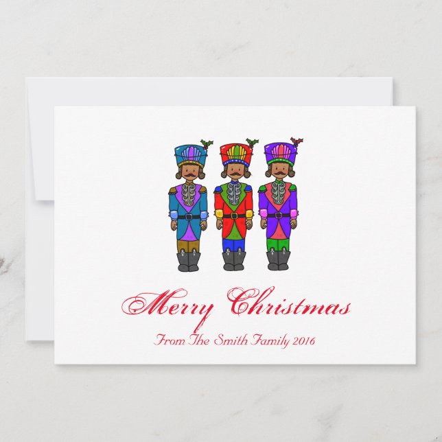 Cartes Pour Fêtes Annuelles Nutcracker Holiday Photo (Devant)