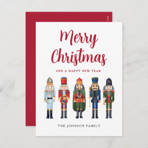 Cartes Pour Fêtes Annuelles Nutcracker mignon Joyeux Noël