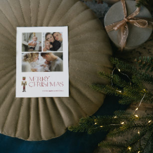 Cartes Pour Fêtes Annuelles Nutcracker Moderne Joyeux Noël 3 Photo