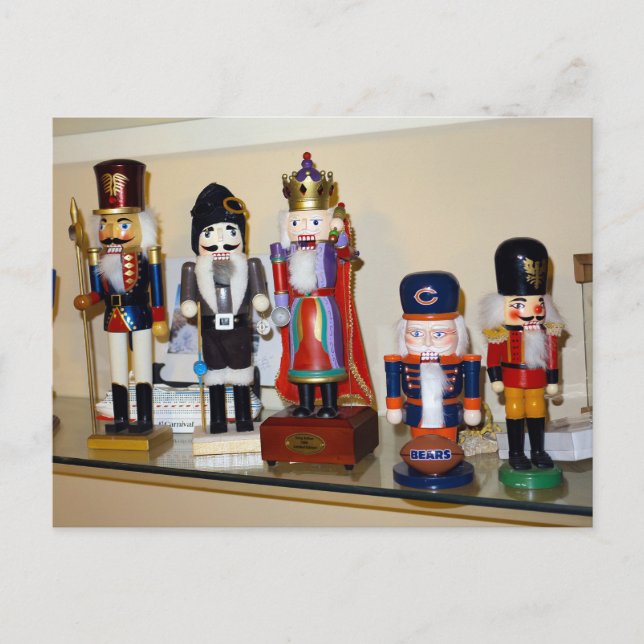 Cartes Pour Fêtes Annuelles Nutcrackers de Noël (Devant)