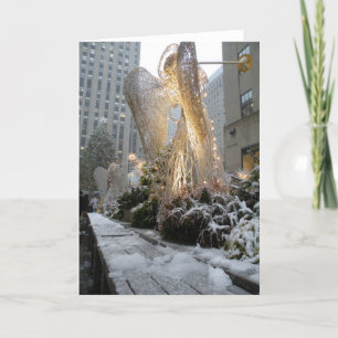 Cartes Pour Fêtes Annuelles NYC Christmas Angel