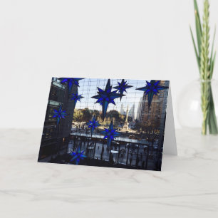 Cartes Pour Fêtes Annuelles NYC Columbus Circle New York Christmas Stars Photo