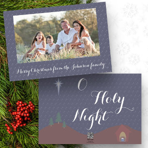 Cartes Pour Fêtes Annuelles O Holy Night Christmas Photo
