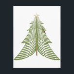 Cartes Pour Fêtes Annuelles O Tanenbaum<br><div class="desc">L'image de l'unadorned Christmas tree expresses both the simcity and the grandeur of the season.  Original by American graphic designer Steve L. Vernon est partie de "It's all about 'Gratitude !" collection</div>