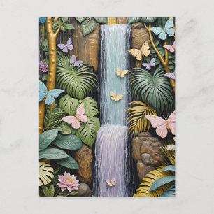 Cartes Pour Fêtes Annuelles Oasis Enchanted Falls