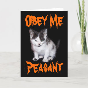 Cartes Pour Fêtes Annuelles Obey Me Paysan