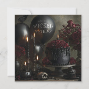 Cartes Pour Fêtes Annuelles Obscurité et Moody Gothday