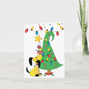 Cartes Pour Fêtes Annuelles Obtenir l'étoile en haut