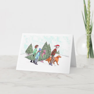 Cartes Pour Fêtes Annuelles Obtention de l'arbre de Noël