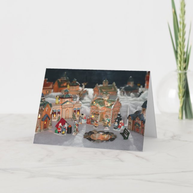 Cartes Pour Fêtes Annuelles Occupy Christmas Village (Devant)