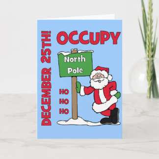 Cartes Pour Fêtes Annuelles Occupy pôle Nord