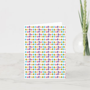 Cartes Pour Fêtes Annuelles Œuf de Pâques coloré