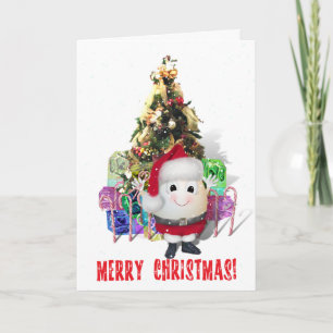 Cartes Pour Fêtes Annuelles Œuf extraordinaire de Noël du Père Noël