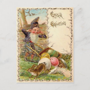Cartes Pour Fêtes Annuelles OEuf Peint Couleur Boulet de Pâques